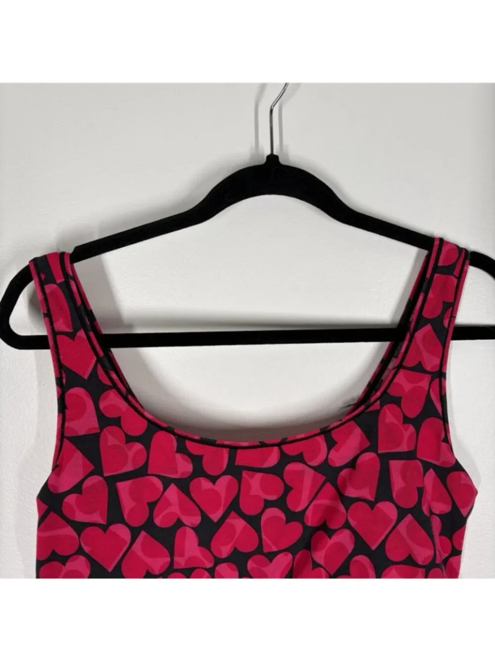 Tommy John Women Size XL Cropped Hearts Soft Second Skin Scoop Bralette NWT